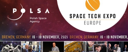 Stoisko POLSA na Space Tech Expo Europe 2021 w Bremie