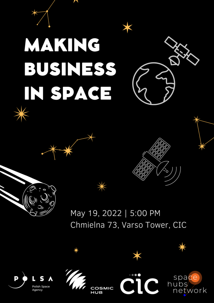 Making business in space - zapraszamy na roadshow do CIC