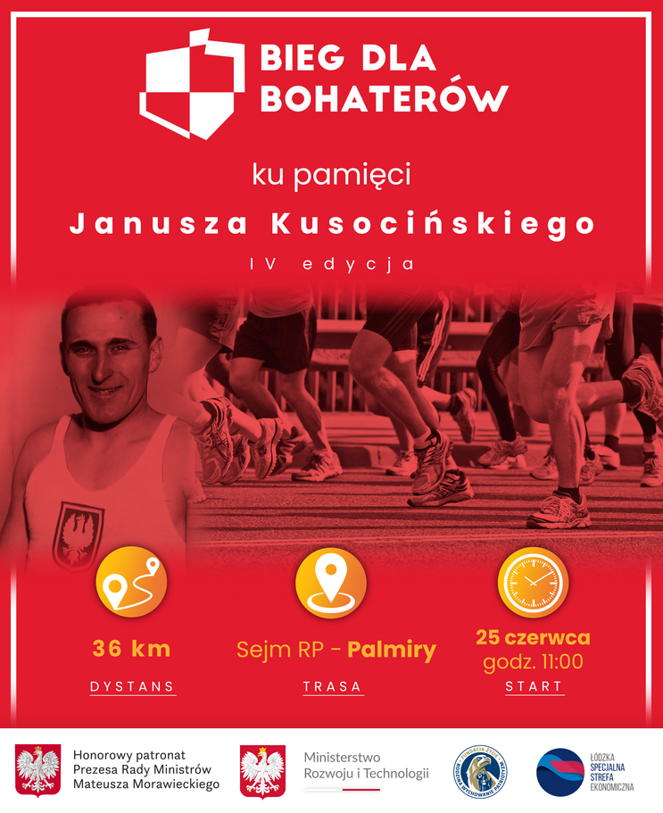 Bieg dla Bohaterów ku pamięci Janusza Kusocińskiego