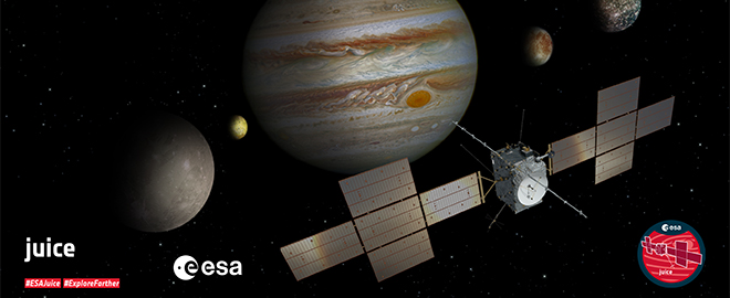 Sonda JUICE – misja ku lodowym księżycom Jowisza. Pokaz dla mediów w Tuluzie