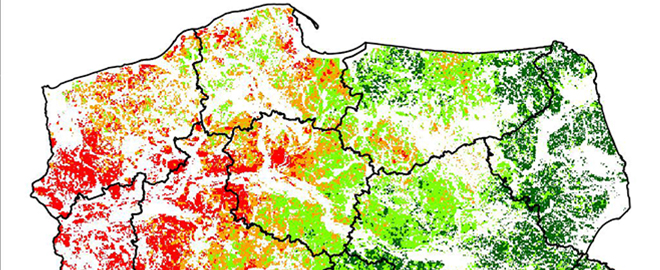 Monitoring satelitarny suszy rolniczej