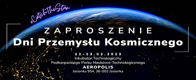 Zapraszamy do udziału w Dniach Przemysłu Kosmicznego w Rzeszowie!