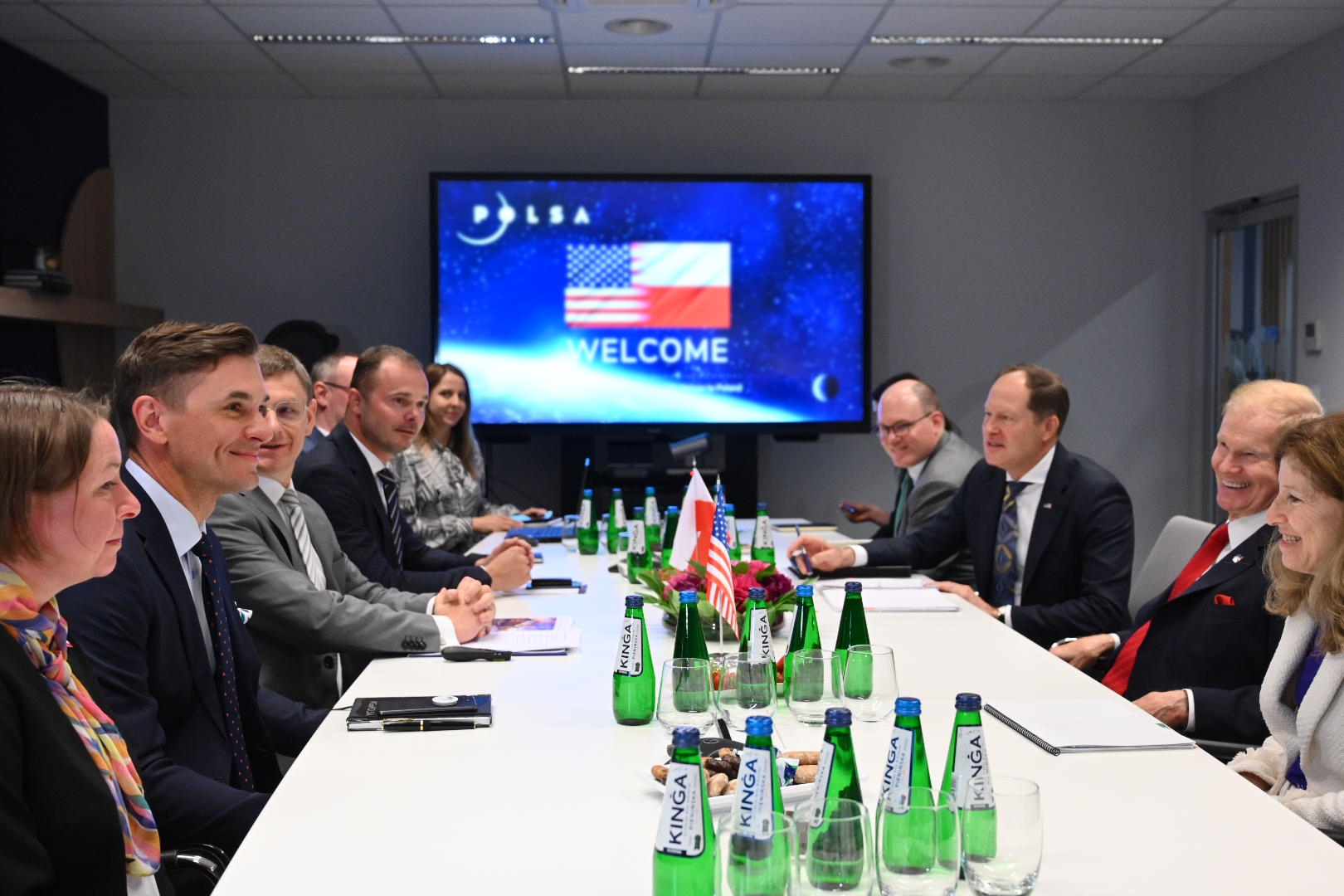 Visit of the head of NASA to the Polish Space Agency