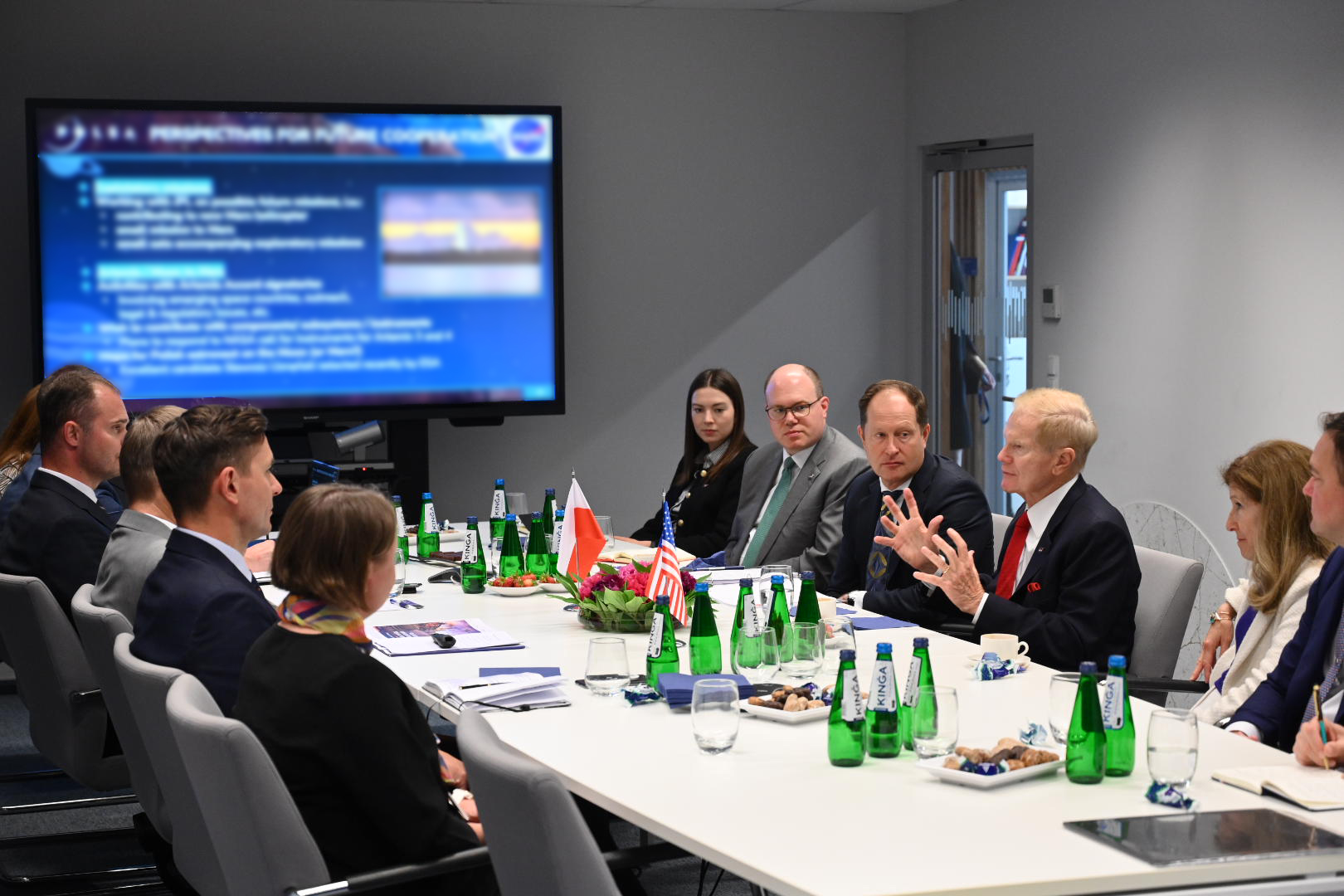 Visit of the head of NASA to the Polish Space Agency