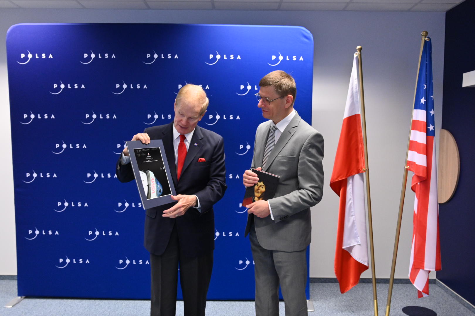 Wizyta szefa NASA w Polskiej Agencji Kosmicznej