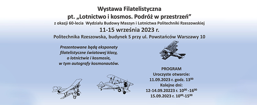 Wystawa Filatelistyczna “Lotnictwo i kosmos. Podróż w przestrzeń”