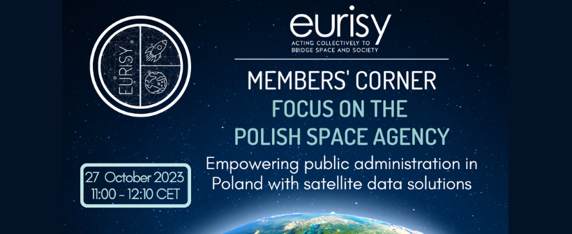 Dane satelitarne dla administracji: NSIS i inne polskie rozwiązania tematem webinarium Eurisy