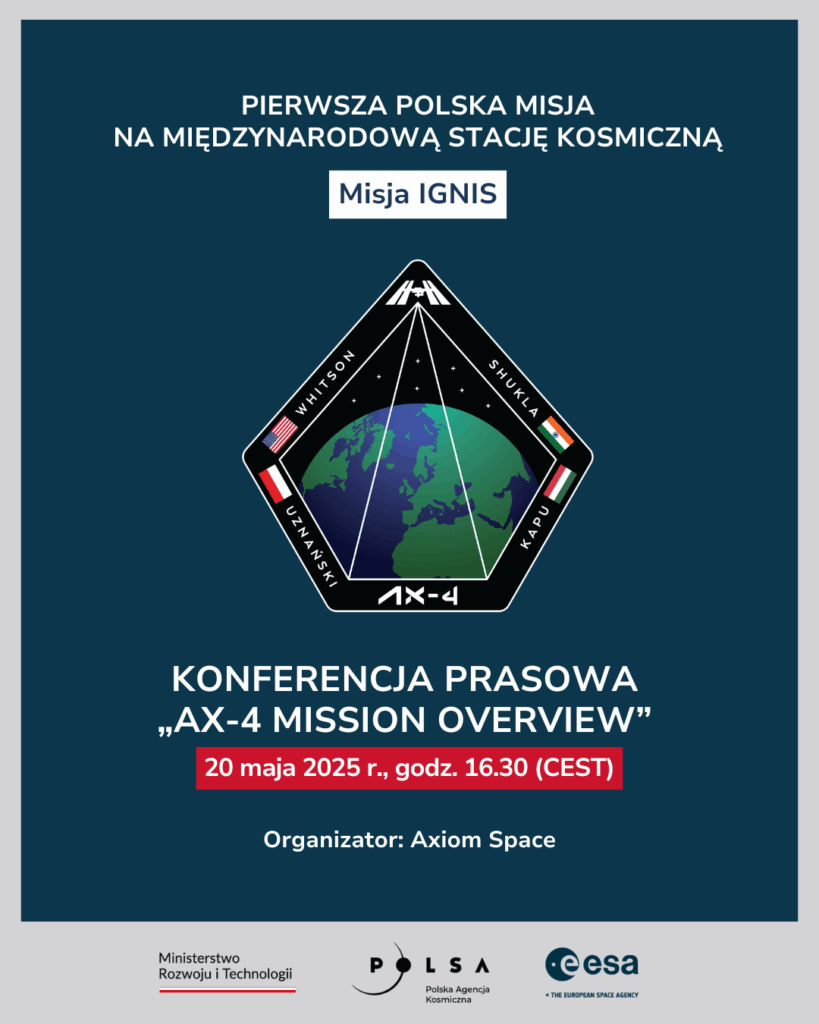 Konferencja prasowa online: Ax-4 Mission Overview