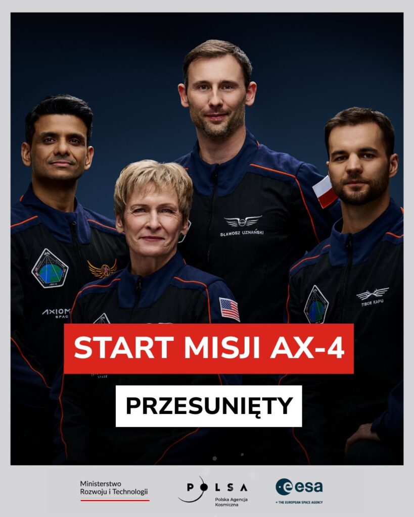 Misja AX-4 przesunięta