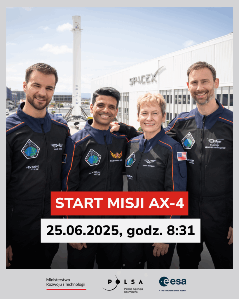 Aktualizacja NASA: Start misji Axiom Mission 4 (Ax4)