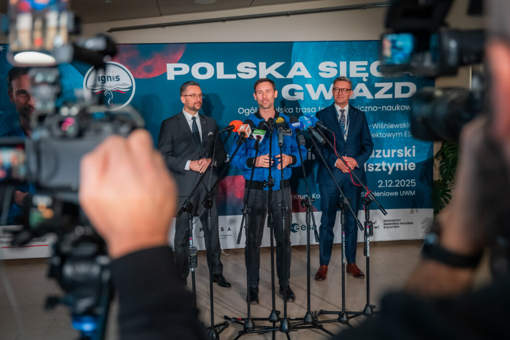 Olsztyn | Ogólnopolska trasa technologiczno-naukowa misji IGNIS z doktorem Sławoszem Uznańskim-Wiśniewskim