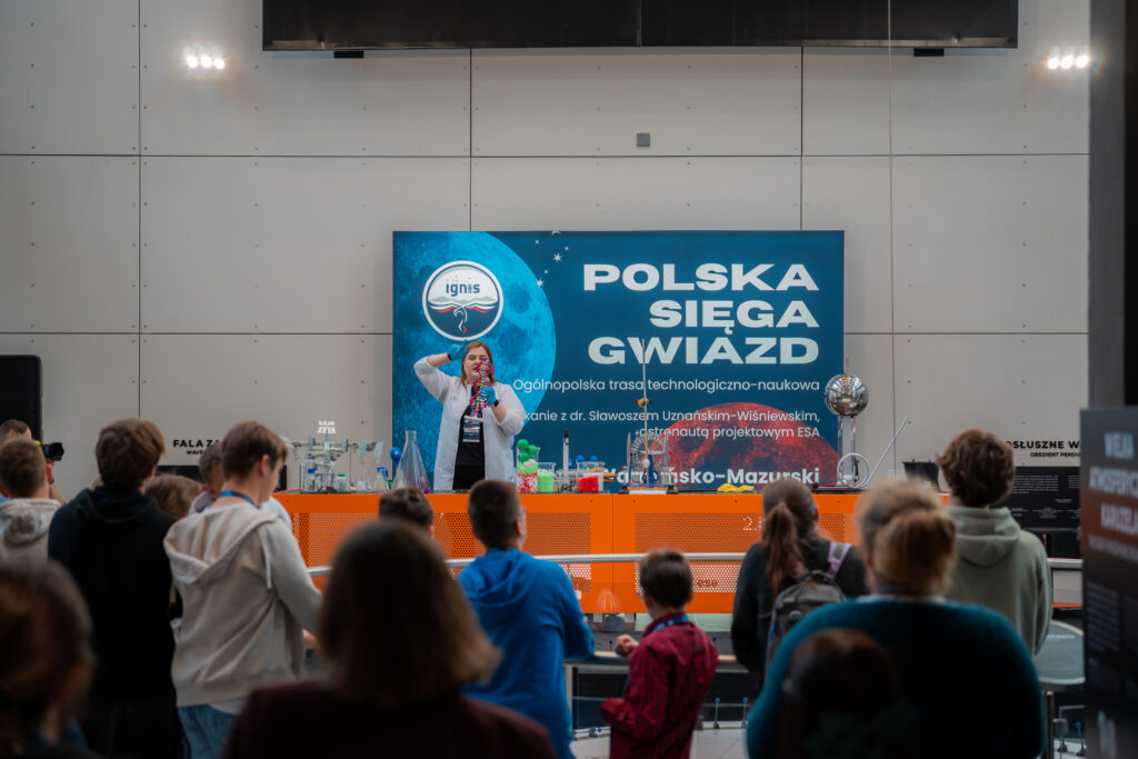 Olsztyn | Ogólnopolska trasa technologiczno-naukowa misji IGNIS z doktorem Sławoszem Uznańskim-Wiśniewskim