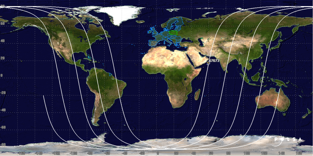 Komunikat dotyczący deorbitacji Falcon 9 R/B (NORAD 67673, ładunek Starlink grupa 17-32)