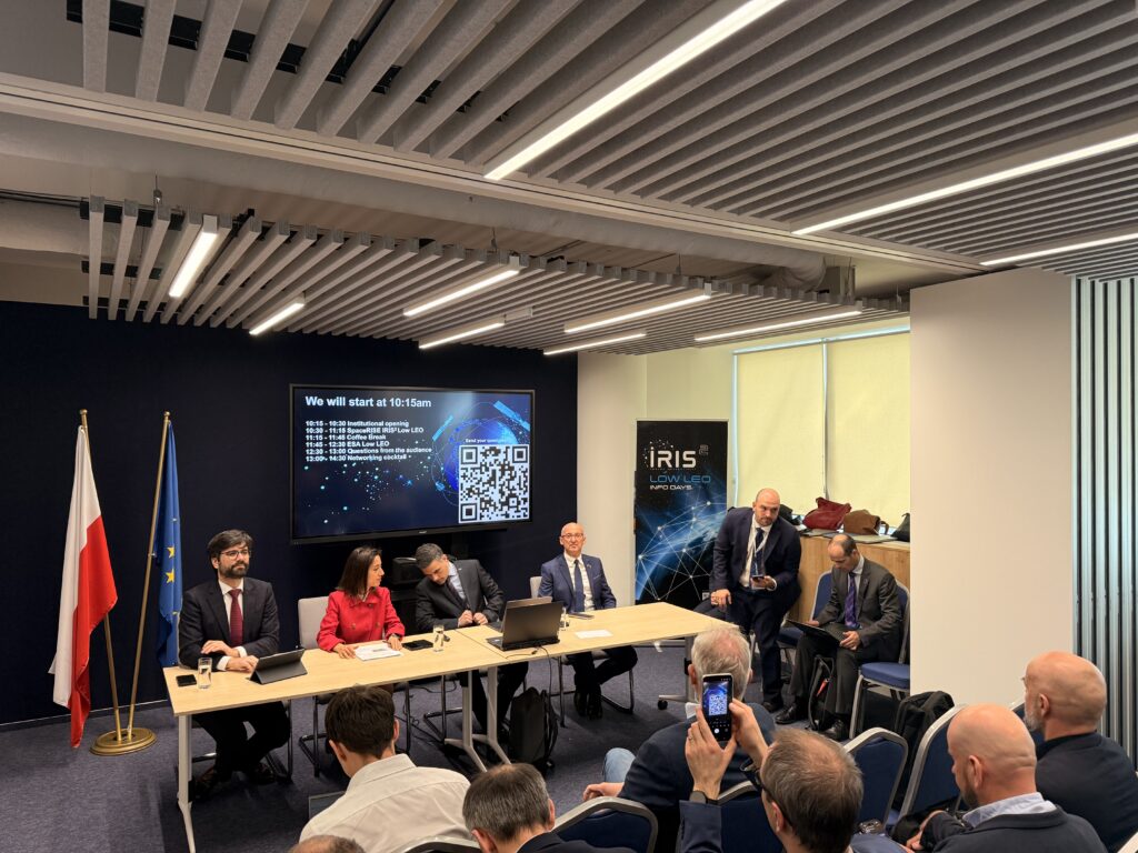 Bezpieczna, suwerenna łączność satelitarna dla Europy. IRIS² Low LEO Info Days w Odziale Terenowym POLSA w Warszawie.