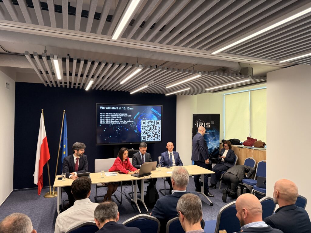Bezpieczna, suwerenna łączność satelitarna dla Europy. IRIS² Low LEO Info Days w Odziale Terenowym POLSA w Warszawie.