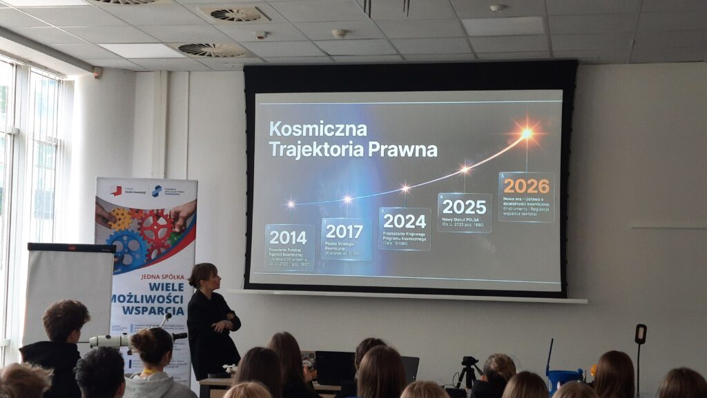 Kosmiczne inspiracje w siedzibie POLSA w Gdańsku.